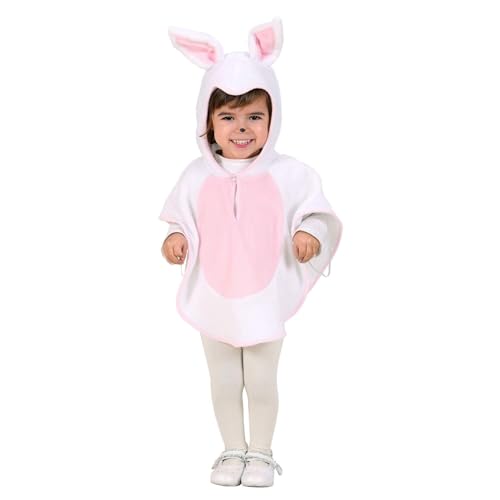 W WIDMANN MILANO Party Fashion - Kinderkostüm Hase, Poncho mit Kapuze, Kaninchen, Tierkostüm von W WIDMANN MILANO Party Fashion