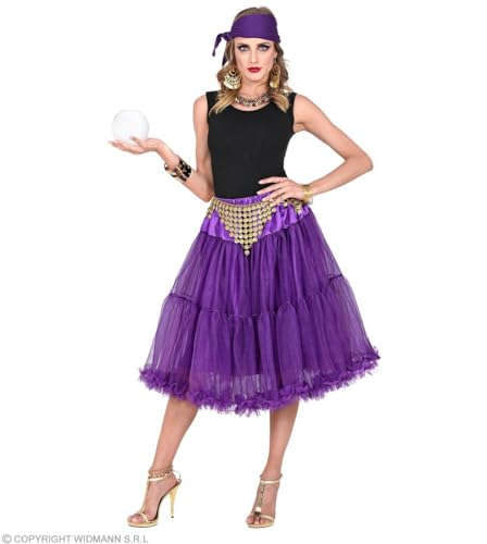 "PURPLE TULLE RUFFLE SKIRT/PETTICOAT" 65 cm - von Widmann