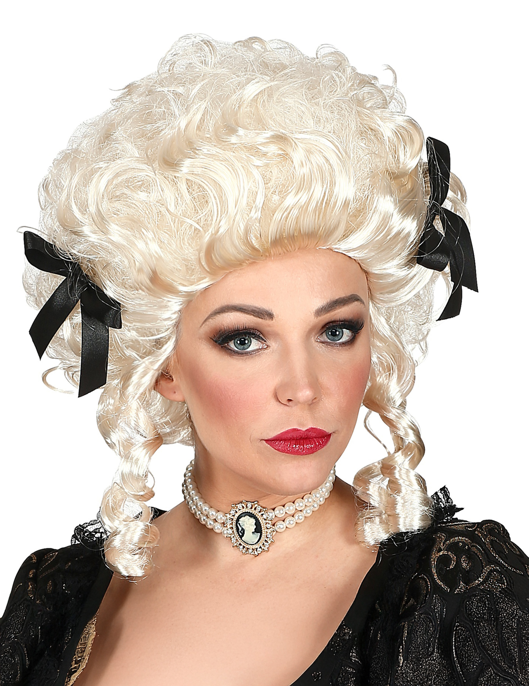 Perücke Barock Damen noble Frau für Erwachsene blond Perücke Barock Damen noble Frau für Erwachsene blond von WIDMANN