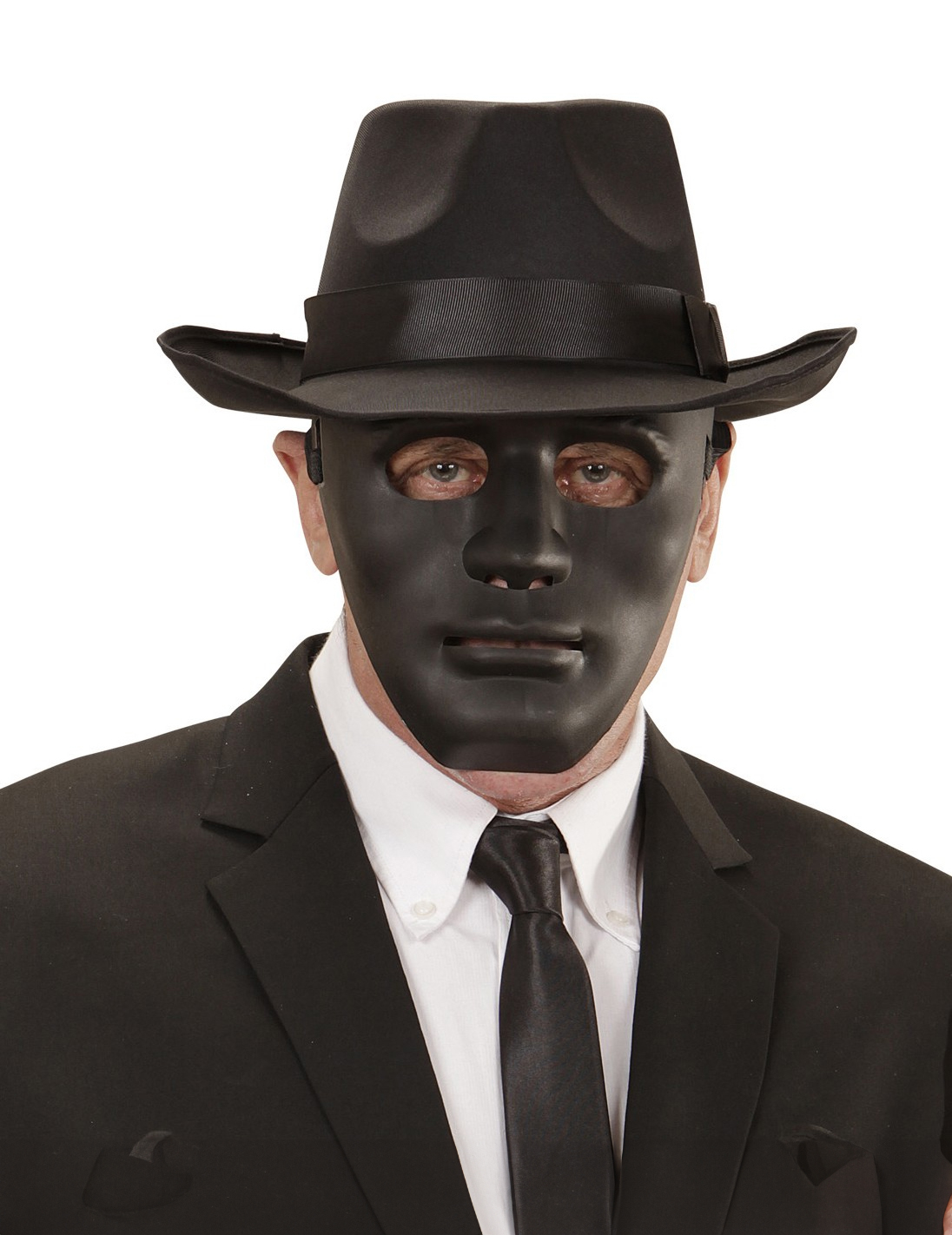 Phantom Karneval-Maske Anonymous schwarz Phantom Karneval-Maske Anonymous schwarz von WIDMANN