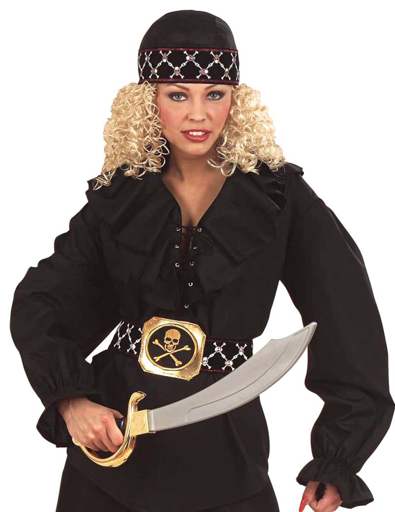 Piraten Bandana schwarz von WIDMANN