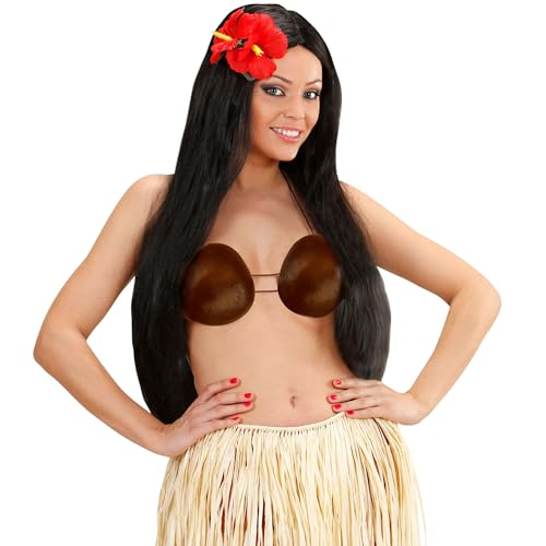 W WIDMANN MILANO Party Fashion 05733 - Kokosnuss BH, One Size, mit Schnüren, aus Kunststoff, Hawaii, Sommerfest, Beach Party, Karneval, Mottoparty W WIDMANN MILANO Party Fashion 05733 - Kokosnuss BH, One Size, mit Schnüren, aus Kunststoff, Hawaii, Sommerfest, Beach Party, Karneval, Mottoparty von WIDMANN