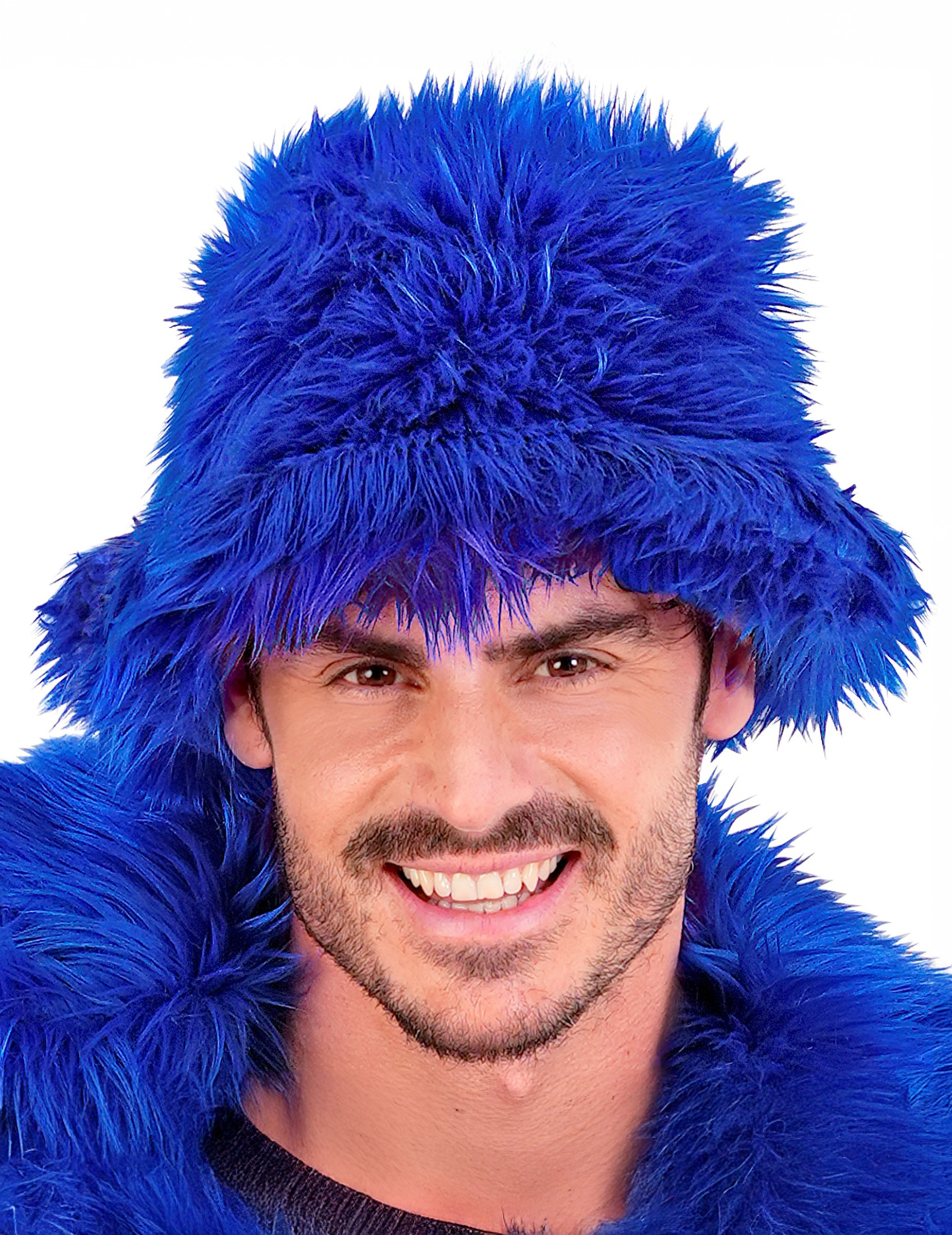 Plüsch Anglerhut Dunkelblau für Erwachsene von WIDMANN