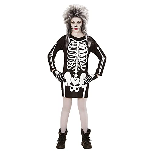 W WIDMANN MILANO Party Fashion - Kinderkostüm Skelett, Kostüm für Halloween, Faschingskostüme Kinder, Kleid von WIDMANN MILANO PARTY FASHION