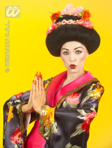 Sancto Pe122 – Perücke Geisha mit Blumen – Einheitsgröße Sancto Pe122 – Perücke Geisha mit Blumen – Einheitsgröße von Sancto