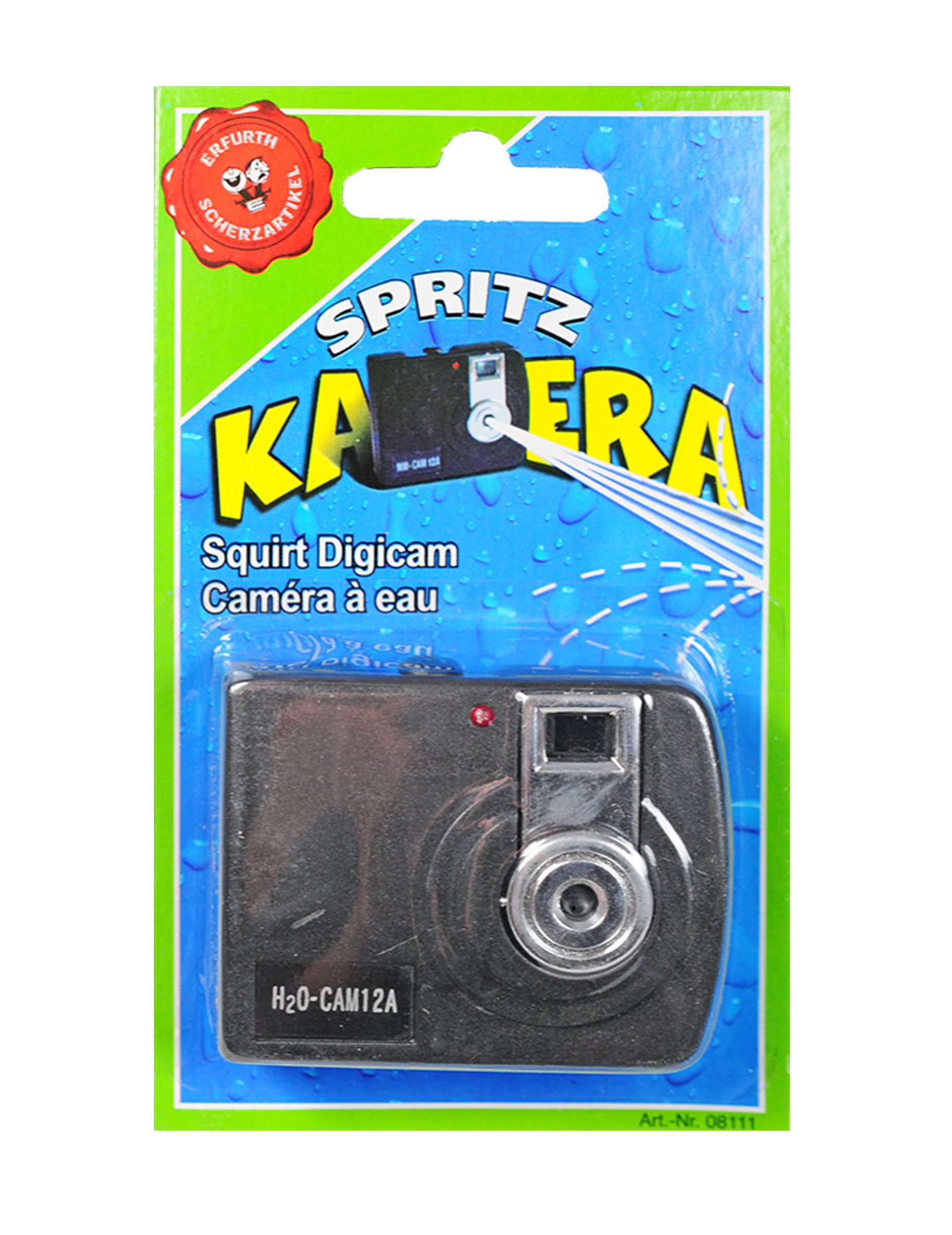 Spritzende Kamera Scherzartikel schwarz Spritzende Kamera Scherzartikel schwarz von WIDMANN