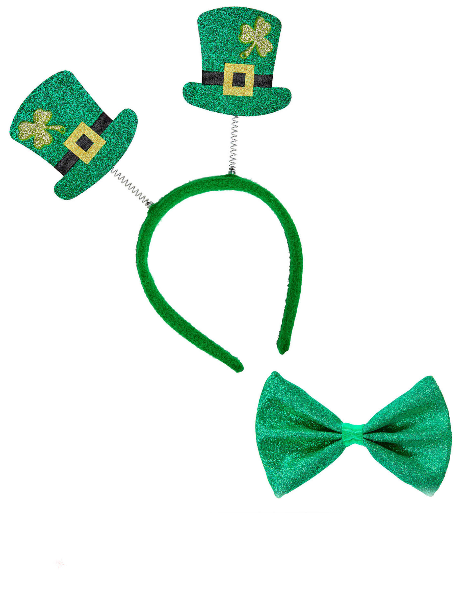 St. Patrick Accessoires grün-gold von WIDMANN