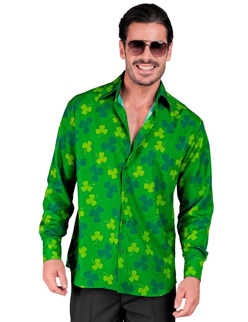 St. Patrick's Day Kleeblatt Langarmshirt für Herren von WIDMANN