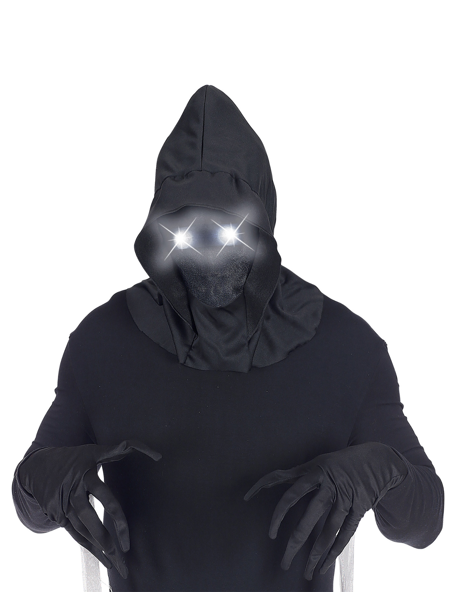 Unheimliche Geistermaske für Erwachsene Halloween-Vollmaske schwarz-weiß Unheimliche Geistermaske für Erwachsene Halloween-Vollmaske schwarz-weiß von WIDMANN