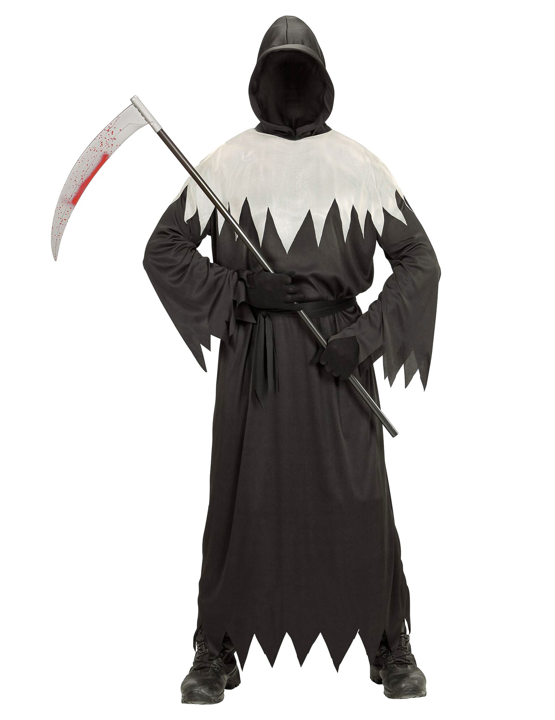 Unheimlicher Ghul Halloween Kinderkostüm Tod schwarz-grau Unheimlicher Ghul Halloween Kinderkostüm Tod schwarz-grau von WIDMANN