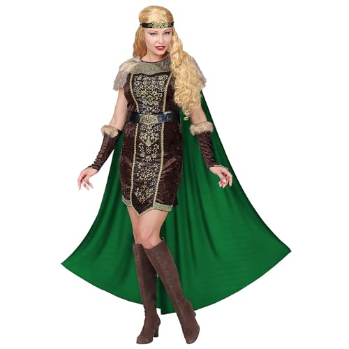 "VIKING" (dress with cape, belt, arm warmers, headband) - (L) von WIDMANN