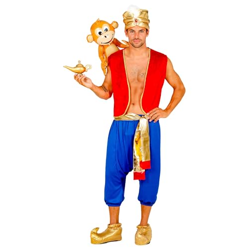 Widmann - Kostüm Aladdin, Weste, Hose, Schärpe, Turban, König der Diebe, Mottoparty, Karneval, Fasching Widmann - Kostüm Aladdin, Weste, Hose, Schärpe, Turban, König der Diebe, Mottoparty, Karneval, Fasching von WIDMANN MILANO PARTY FASHION