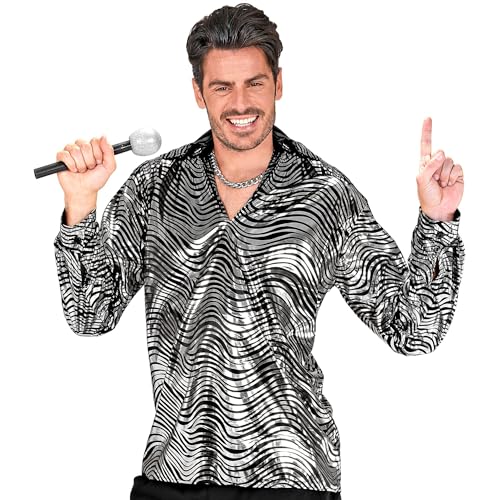 W WIDMANN MILANO Party Fashion - Hemd Disco Fever, Popstar, Sänger, Schlagermove, Bad Taste Outfit, Faschingskostüme von W WIDMANN MILANO Party Fashion