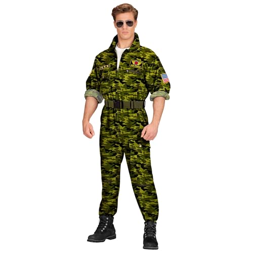 W WIDMANN MILANO Party Fashion - Kostüm Kampfjetpilot, Overall, Pilotenanzug, Uniform, Faschingskostüme von W WIDMANN MILANO Party Fashion