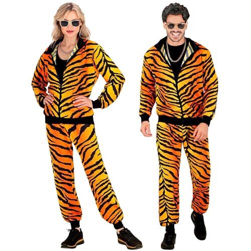 W WIDMANN MILANO Party Fashion - Kostüm Trainingsanzug, Tiermuster, Animal Print, 80er Jahre Outfit, Jogginganzug, Faschingskostüme W WIDMANN MILANO Party Fashion - Kostüm Trainingsanzug, Tiermuster, Animal Print, 80er Jahre Outfit, Jogginganzug, Faschingskostüme von W WIDMANN MILANO Party Fashion