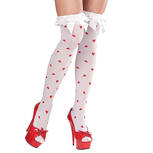 Widmann 01303-1 Paar Socken Modell Parisienne mit Schleife und Herzdekor von Widmann