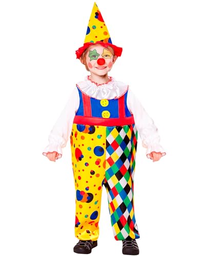 W WIDMANN MILANO Party Fashion - Kinderkostüm Clown, Overall, Spaßvogel, Faschingskostüme W WIDMANN MILANO Party Fashion - Kinderkostüm Clown, Overall, Spaßvogel, Faschingskostüme von W WIDMANN MILANO Party Fashion