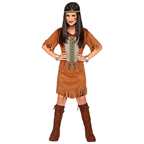 W WIDMANN MILANO Party Fashion - Kinderkostüm Indianerin, Kleid, Western Kostüm, Häuptlingstochter, Faschingskostüme W WIDMANN MILANO Party Fashion - Kinderkostüm Indianerin, Kleid, Western Kostüm, Häuptlingstochter, Faschingskostüme von W WIDMANN MILANO Party Fashion