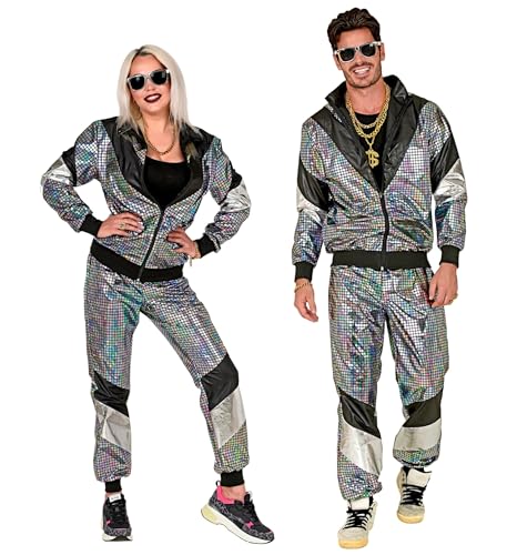 W WIDMANN MILANO Party Fashion - Kostüm Trainingsanzug 80er Jahre, Disco Kugel, Jogginganzug, Retro-Style, für Karneval, Mottopartys W WIDMANN MILANO Party Fashion - Kostüm Trainingsanzug 80er Jahre, Disco Kugel, Jogginganzug, Retro-Style, für Karneval, Mottopartys von W WIDMANN MILANO Party Fashion