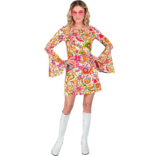 WIDMANN MILANO PARTY FASHION - Kostüm 60er Jahre Kleid, Hippie, Reggae, Flower Power, Disco Fever, Schlagermove von WIDMANN MILANO PARTY FASHION