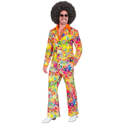 W WIDMANN MILANO Party Fashion - Kostüm 60er Jahre Anzug, Jackett und Hose, Hippie, Reggae, Flower Power, Disco Fever, Schlagermove W WIDMANN MILANO Party Fashion - Kostüm 60er Jahre Anzug, Jackett und Hose, Hippie, Reggae, Flower Power, Disco Fever, Schlagermove von W WIDMANN MILANO Party Fashion