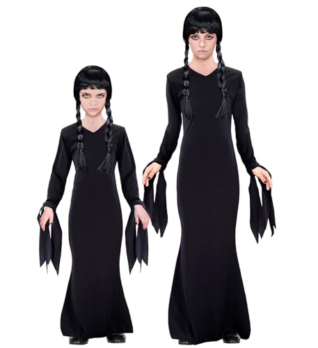 WIDMANN MILANO PARTY FASHION - Kinderkostüm Dark Girl, Gothic Kleid, Hexe, Halloween von WIDMANN MILANO PARTY FASHION