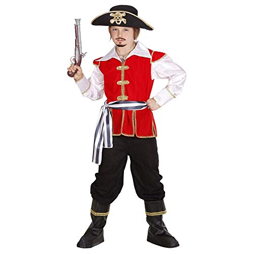 Widmann - Kinderkostüm Piraten Kapitän, Oberteil mit Hemd, Hose, Gürtel, Hut, Karneval, Mottoparty Widmann - Kinderkostüm Piraten Kapitän, Oberteil mit Hemd, Hose, Gürtel, Hut, Karneval, Mottoparty von W WIDMANN