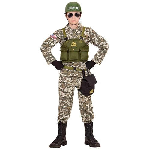 WIDMANN 96849 COSTUME MILITARE NAVY SEALS 14/16 #9684 von WIDMANN