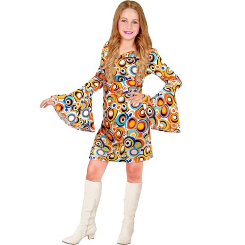 Widmann - Kinderkostüm 70er Jahre Outfit, Kleid, Bubbles, Hippie, Dancing Queen, Schlagermove von WIDMANN MILANO PARTY FASHION
