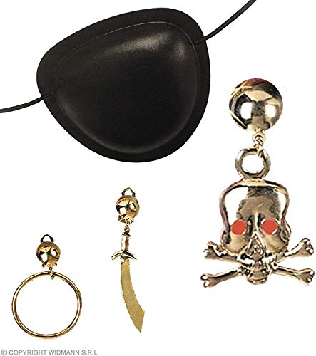 Aptafêtes – ac0154 – Set Schmuck Pirat Tasche Auge und Ohrring Aptafêtes – ac0154 – Set Schmuck Pirat Tasche Auge und Ohrring von Aptafêtes