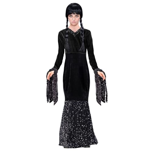 W WIDMANN MILANO Party Fashion Dark Girl Kinderkostüm - Glamour Abendkleid Halloween Verkleidung | Schwarz 164 W WIDMANN MILANO Party Fashion Dark Girl Kinderkostüm - Glamour Abendkleid Halloween Verkleidung | Schwarz 164 von WIDMANN