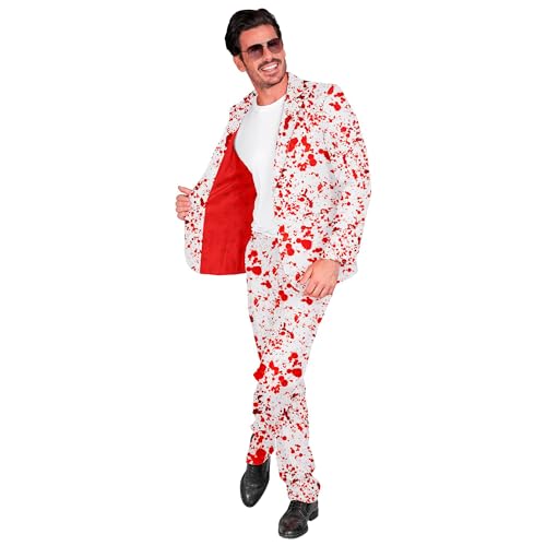 WIDMANN MILANO PARTY FASHION - Kostüm blutiger Anzug, weiß mit Blutflecken, Horror Kostüm, Halloween Verkleidung von WIDMANN MILANO PARTY FASHION