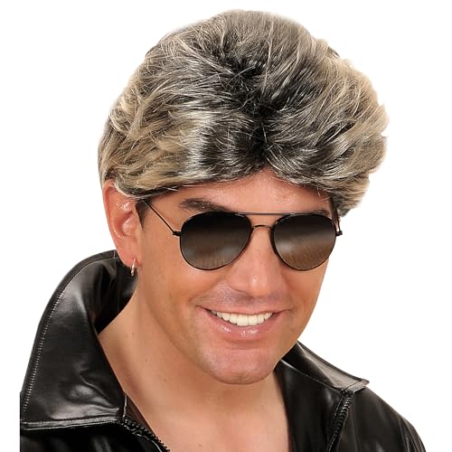 WIDMANN - Perücke Pop Star 80er Jahre, Kunsthaar, Kurzhaarfrisuren, Kurzhaarperücke Herren von WIDMANN MILANO PARTY FASHION