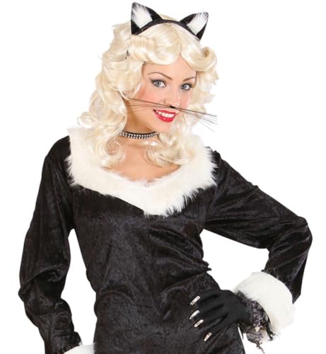 WIDMANN Schwarze Katze Schnurrbart Erwachsene - Schwarz WIDMANN Schwarze Katze Schnurrbart Erwachsene - Schwarz von WIDMANN