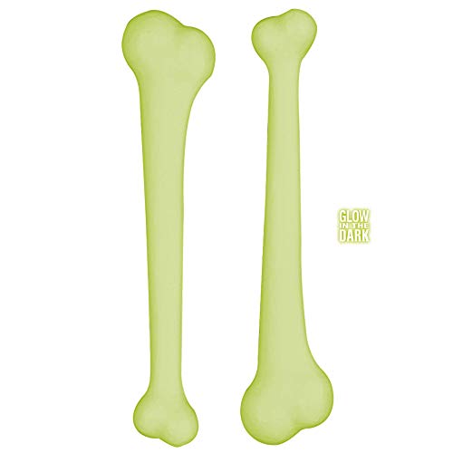 WIDMANN – Set 2 Knochen Maracas Neon unisex-adult, grün, One Size, vd-wdm2315 F von WIDMANN