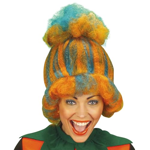 Widmann-WDM6352P Erwachsenenkostüm für Damen, Orange Grün, WDM6352P von WIDMANN