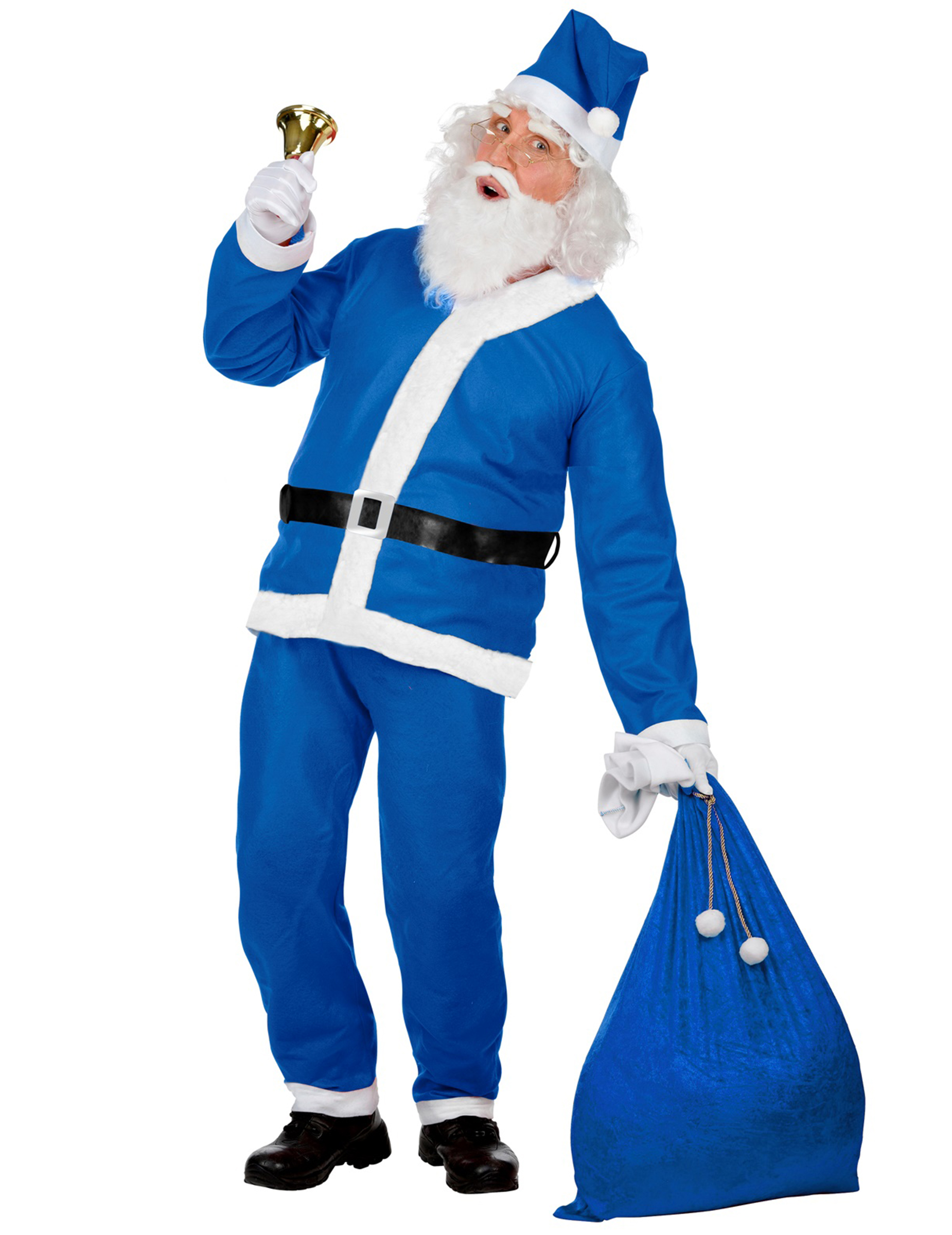 Weihnachtsmann-Herrenkostüm Nikolaus blau Weihnachtsmann-Herrenkostüm Nikolaus blau von WIDMANN