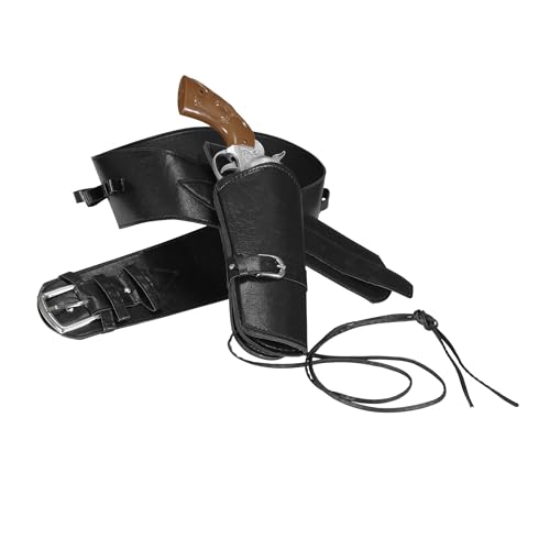 W WIDMANN MILANO Party Fashion - Pistolenhalter mit Gürtel, aus Kunstleder, Schwarz, Cowboy, Holster, Kostüm, Accessoire, Karneval W WIDMANN MILANO Party Fashion - Pistolenhalter mit Gürtel, aus Kunstleder, Schwarz, Cowboy, Holster, Kostüm, Accessoire, Karneval von WIDMANN MILANO PARTY FASHION
