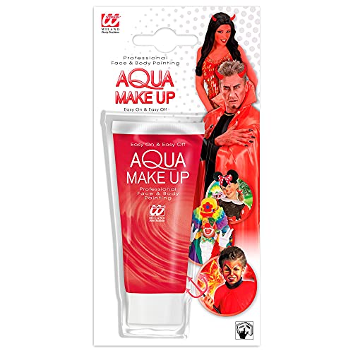W WIDMANN MILANO Party Fashion 02380 - Aqua Make-Up, Rot, in Tube, 30 ml, Schminke, Karneval, Mottoparty, Halloween W WIDMANN MILANO Party Fashion 02380 - Aqua Make-Up, Rot, in Tube, 30 ml, Schminke, Karneval, Mottoparty, Halloween von WIDMANN