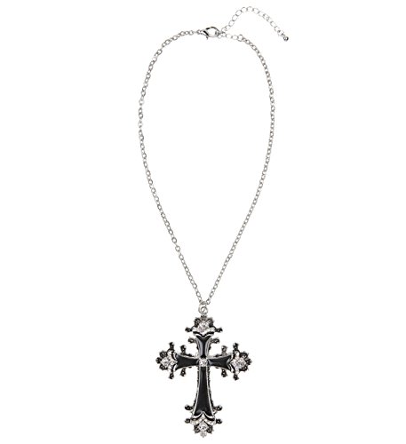 W WIDMANN MILANO Party Fashion 03515 - Halskette Strasskreuz, Schmuck, Halsband, Vampir, Nonne, Halloween, Karneval, Mottoparty W WIDMANN MILANO Party Fashion 03515 - Halskette Strasskreuz, Schmuck, Halsband, Vampir, Nonne, Halloween, Karneval, Mottoparty von W WIDMANN MILANO Party Fashion