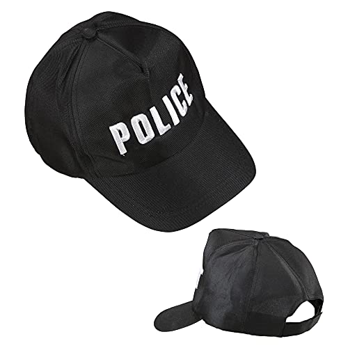 Widmann 03636 - Polizei Cap, Größenverstellbar, Police, Mütze, Mottoparty, Karneval von WIDMANN MILANO PARTY FASHION