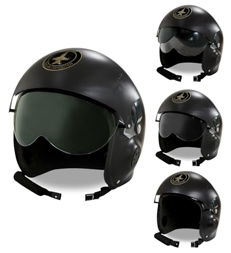 Widmann 04858 - Jet Pilotenhelm, Kostümzubehör, Accessoire, Pilot, Karneval, Mottoparty von WIDMANN