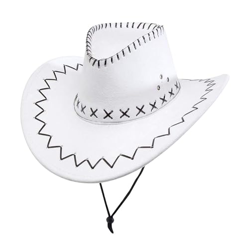 W WIDMANN MILANO Party Fashion - Cowboy Hut aus Kunsleder, Ranger, Sheriff, Cowgirl, Western, Fasching W WIDMANN MILANO Party Fashion - Cowboy Hut aus Kunsleder, Ranger, Sheriff, Cowgirl, Western, Fasching von W WIDMANN MILANO Party Fashion