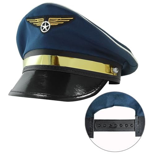 W WIDMANN MILANO Party Fashion 3326P - Pilotenmütze, verstellbarer Umfang, Kostümaccessoire, Karneval, Mottoparty W WIDMANN MILANO Party Fashion 3326P - Pilotenmütze, verstellbarer Umfang, Kostümaccessoire, Karneval, Mottoparty von W WIDMANN MILANO Party Fashion