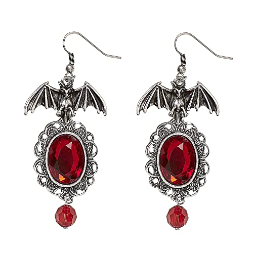 W WIDMANN MILANO Party Fashion 46754 – Ohrringe, Hängeohrringe mit Fledermäusen, Silber, Modeaccessoire, Schmuck, Kostümzubehör, Mottoparty, Karneval, Halloween W WIDMANN MILANO Party Fashion 46754 – Ohrringe, Hängeohrringe mit Fledermäusen, Silber, Modeaccessoire, Schmuck, Kostümzubehör, Mottoparty, Karneval, Halloween von W WIDMANN MILANO Party Fashion