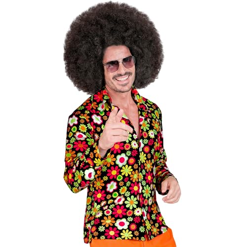 W WIDMANN MILANO Party Fashion - 60er Jahre Hemd für Herren, Hippie, Reggae, Flower Power, Disco Fever, Schlagermove W WIDMANN MILANO Party Fashion - 60er Jahre Hemd für Herren, Hippie, Reggae, Flower Power, Disco Fever, Schlagermove von WIDMANN MILANO PARTY FASHION