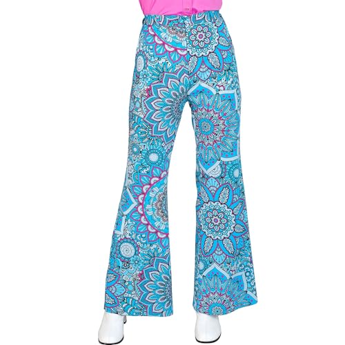 W WIDMANN MILANO Party Fashion - 60er Jahre Hose für Damen, Hippie, Reggae, Flower Power, Disco Fever, Schlagermove von WIDMANN MILANO PARTY FASHION
