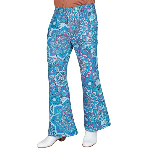 W WIDMANN MILANO Party Fashion - 60er Jahre Hose für Herren, Hippie, Reggae, Flower Power, Disco Fever, Schlagermove W WIDMANN MILANO Party Fashion - 60er Jahre Hose für Herren, Hippie, Reggae, Flower Power, Disco Fever, Schlagermove von WIDMANN MILANO PARTY FASHION