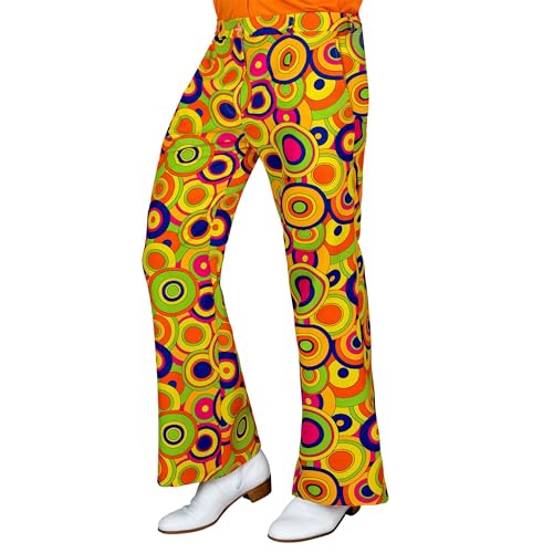 W WIDMANN MILANO Party Fashion - 70er Jahre Herrenhose, Schlaghose, Flower Power, Disco Style, Faschingskostüme von W WIDMANN MILANO Party Fashion