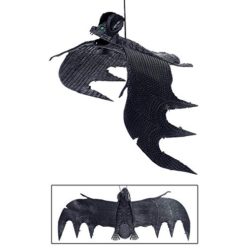 W WIDMANN MILANO Party Fashion 75694 - Fledermaus mit Saugnapf, Dekoration, Horror, Halloween, Karneval, Mottoparty von WIDMANN MILANO PARTY FASHION
